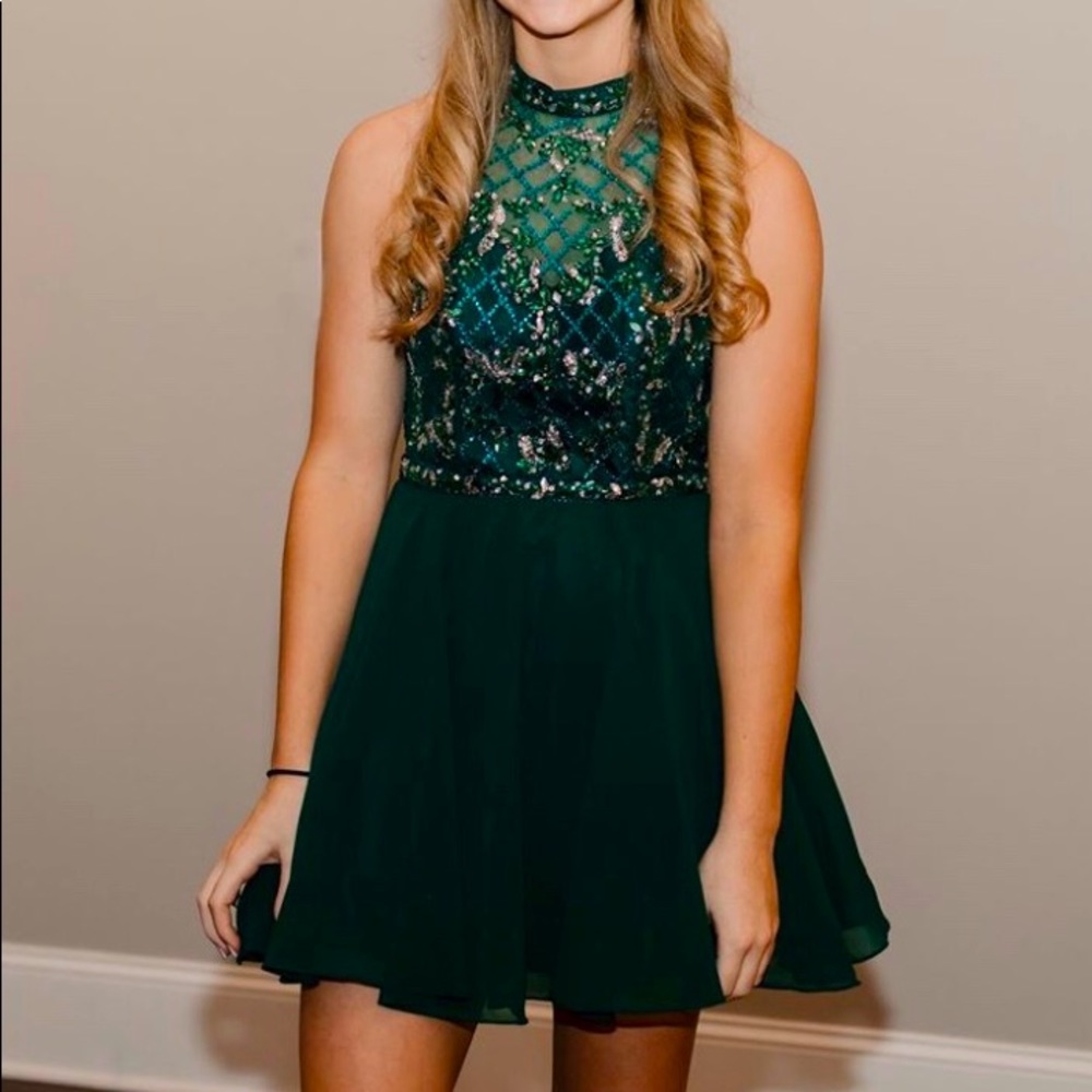Emerald dress